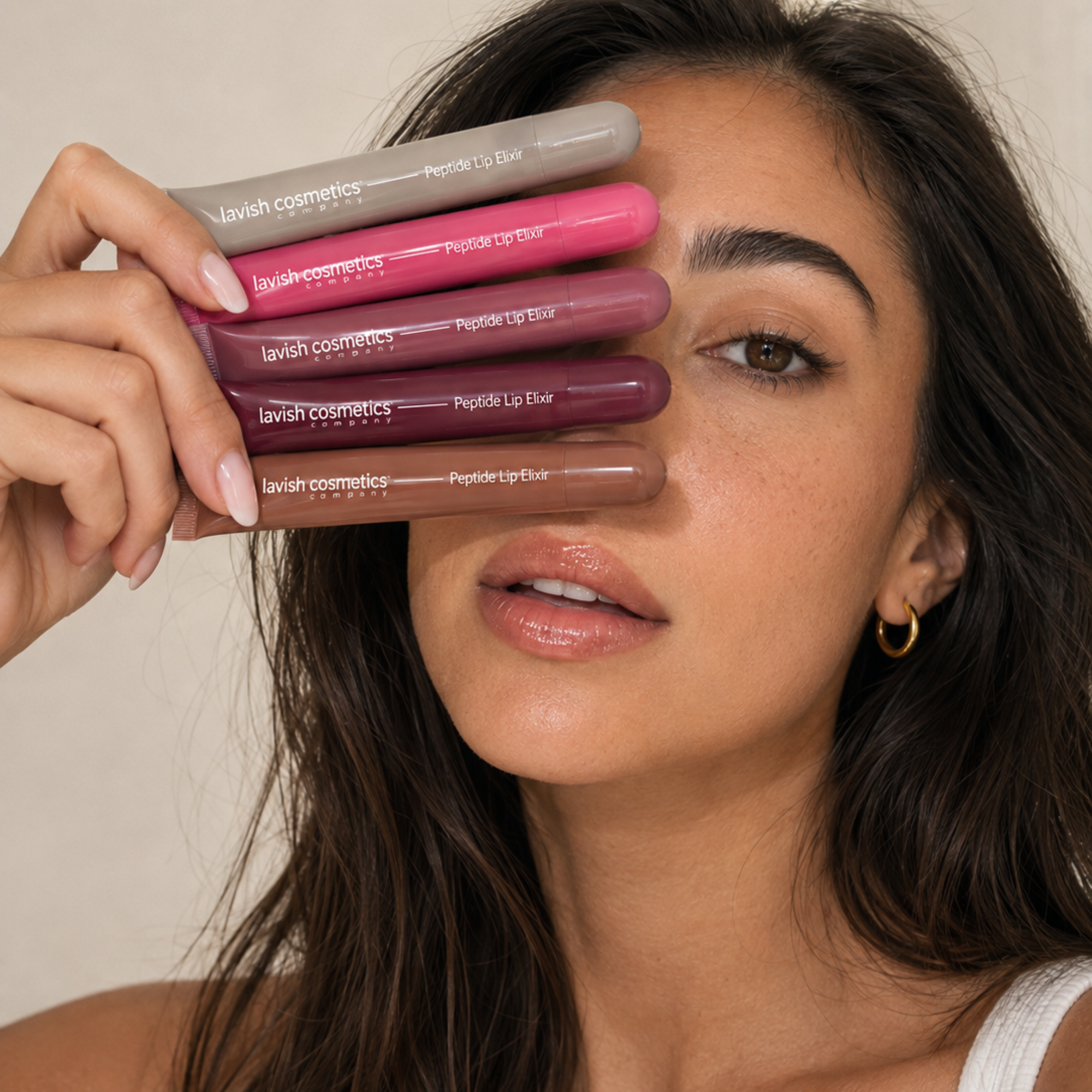 Peptide lip elixir